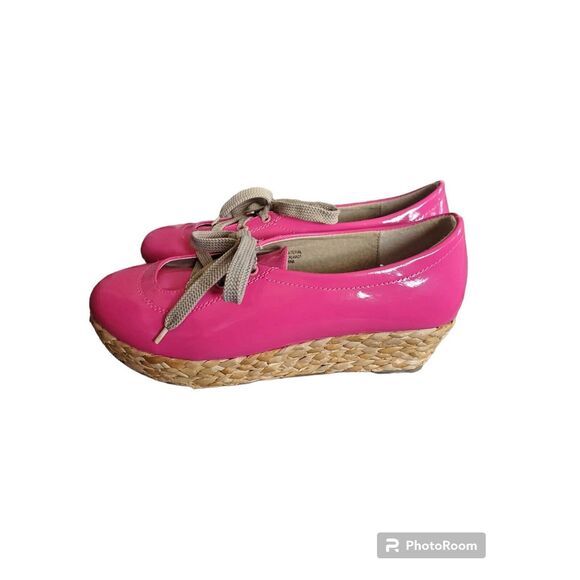 Bertini Pink Patent Leather Womens Shoes 7 - Picture 2 of 6